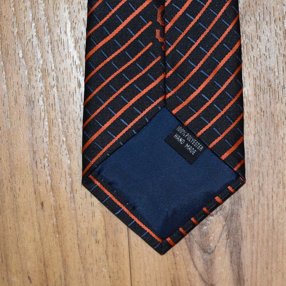 [Set of 2] State Farm San Francisco Giants Promotional Orange/Black Stripe Ties - Picture 4 of 9